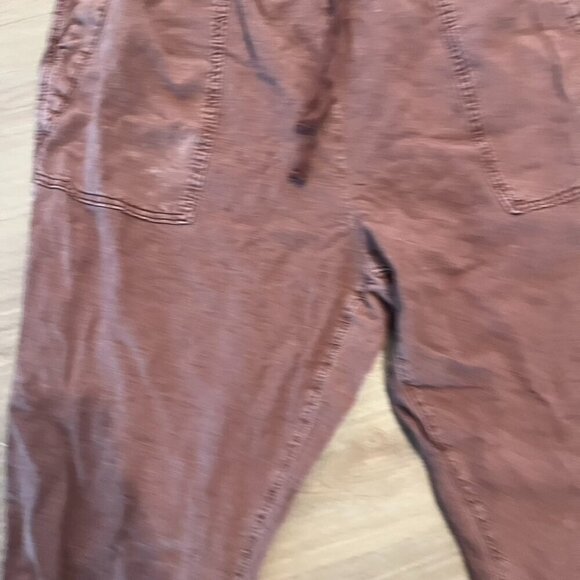 Anthropologie pilcro wide leg pants Brown Tie Waist XL - Picture 4 of 8